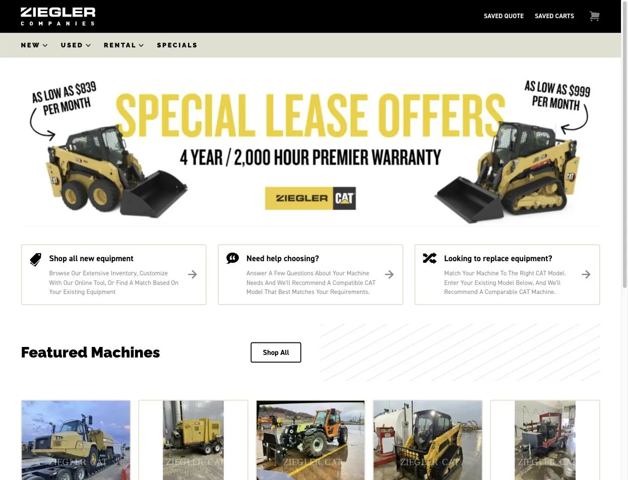 Ziegler Online Sales